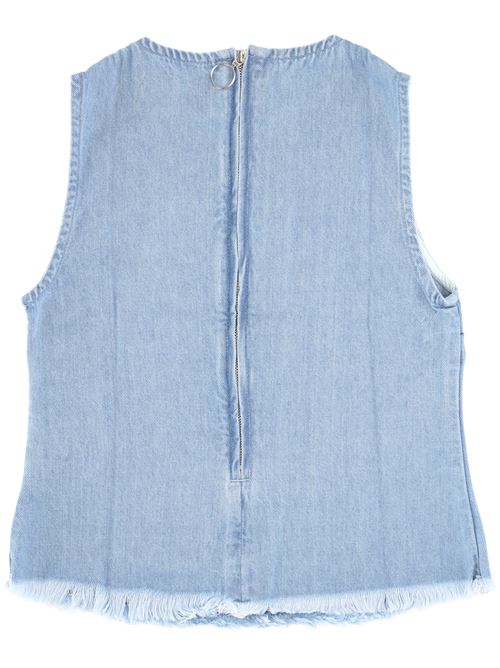 Top in denim senza maniche MARQUESALMEIDA | SS25TP0656DNMBBLBABY BLUE